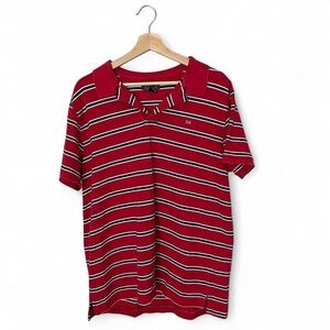 Ralph Lauren Striped Polo Red Shirt